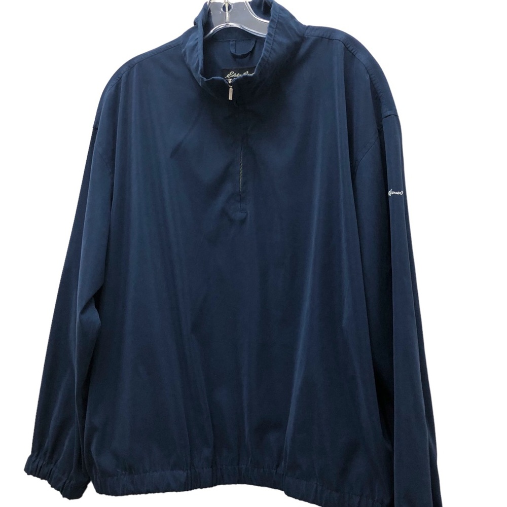 Eddie Bauer Half Zip Long Sleeve Golf Jacket Women's Size XL Dark Blue